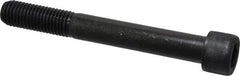 Value Collection - 3/4-10 UNC Hex Socket Drive, Socket Cap Screw - Alloy Steel, Black Oxide Finish, Partially Threaded, 6" Length Under Head - Americas Industrial Supply