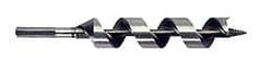 Irwin - 1/4 to 1/2", Bright Finish, Carbon Steel Auger Drill Bit Set - Americas Industrial Supply