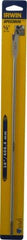 Irwin - 1/2", 1/4" Hex Shank, Bright Finish, High Speed Steel, Spade Blade Drill Bit - 2 Spurs, 16" Overall Length, 2" Shank Length, No Wire Fishing Hole - Americas Industrial Supply