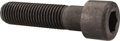 Value Collection - 1-8 UNC Hex Socket Drive, Socket Cap Screw - Alloy Steel, Black Oxide Finish, Partially Threaded, 4" Length Under Head - Americas Industrial Supply