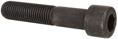 Value Collection - 1-8 UNC Hex Socket Drive, Socket Cap Screw - Alloy Steel, Black Oxide Finish, Partially Threaded, 5" Length Under Head - Americas Industrial Supply