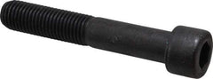 Value Collection - 1-8 UNC Hex Socket Drive, Socket Cap Screw - Alloy Steel, Black Oxide Finish, Partially Threaded, 6" Length Under Head - Americas Industrial Supply