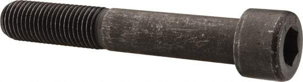 Value Collection - 1-8 UNC Hex Socket Drive, Socket Cap Screw - Alloy Steel, Black Oxide Finish, Partially Threaded, 6-1/2" Length Under Head - Americas Industrial Supply