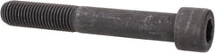 Value Collection - 1-8 UNC Hex Socket Drive, Socket Cap Screw - Alloy Steel, Black Oxide Finish, Partially Threaded, 7" Length Under Head - Americas Industrial Supply