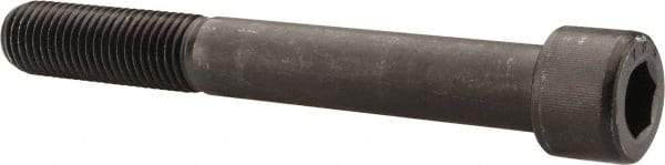Value Collection - 1-8 UNC Hex Socket Drive, Socket Cap Screw - Alloy Steel, Black Oxide Finish, Partially Threaded, 8" Length Under Head - Americas Industrial Supply