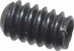 Value Collection - #0-80 UNF, 3/32" OAL, Cup Point Set Screw - Grade 8 Alloy Steel, 0.028" Key - Americas Industrial Supply