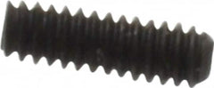 Value Collection - #0-80 UNF, 3/16" OAL, Cup Point Set Screw - Grade 8 Alloy Steel, 0.028" Key - Americas Industrial Supply