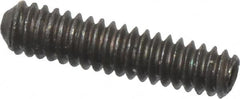 Value Collection - #0-80 UNF, 1/4" OAL, Cup Point Set Screw - Grade 8 Alloy Steel, 0.028" Key - Americas Industrial Supply