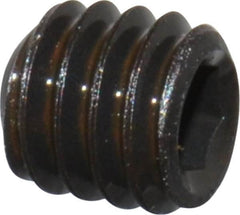 Value Collection - #5-44 UNF, 1/8" OAL, Cup Point Set Screw - Grade 8 Alloy Steel, 1/16" Key - Americas Industrial Supply