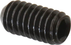Value Collection - #5-44 UNF, 1/4" OAL, Cup Point Set Screw - Grade 8 Alloy Steel, 1/16" Key - Americas Industrial Supply