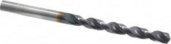 Guhring - Letter K 130° Powdered Metal Jobber Drill - FIREX Finish, Right Hand Cut, Parabolic Flute, Straight Shank, 109mm OAL, Cone Relief Point - Americas Industrial Supply