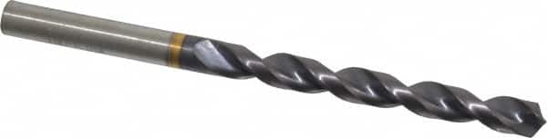 Guhring - 0.3031" 130° Powdered Metal Jobber Drill - FIREX Finish, Right Hand Cut, Parabolic Flute, Straight Shank, 4-19/32" OAL, Cone Relief Point - Americas Industrial Supply