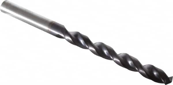 Guhring - 11/32" 130° Powdered Metal Jobber Drill - FIREX Finish, Right Hand Cut, Parabolic Flute, Straight Shank, 4-29/32" OAL, Cone Relief Point - Americas Industrial Supply
