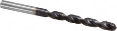 Guhring - 0.3465" 130° Powdered Metal Jobber Drill - FIREX Finish, Right Hand Cut, Parabolic Flute, Straight Shank, 4-29/32" OAL, Cone Relief Point - Americas Industrial Supply