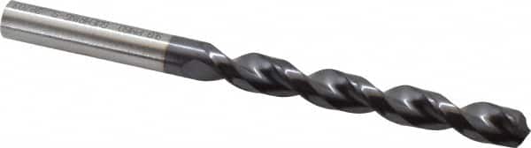 Guhring - 0.3543" 130° Powdered Metal Jobber Drill - FIREX Finish, Right Hand Cut, Parabolic Flute, Straight Shank, 4-29/32" OAL, Cone Relief Point - Americas Industrial Supply