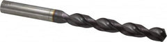 Guhring - 0.4134" 130° Powdered Metal Jobber Drill - FIREX Finish, Right Hand Cut, Parabolic Flute, Straight Shank, 5-1/4" OAL, Cone Relief Point - Americas Industrial Supply