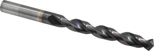 Guhring - 0.4724" 130° Powdered Metal Jobber Drill - FIREX Finish, Right Hand Cut, Parabolic Flute, Straight Shank, 5-15/16" OAL, Cone Relief Point - Americas Industrial Supply