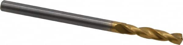 Guhring - 3.0988mm 140° Spiral Flute Solid Carbide Screw Machine Drill Bit - Americas Industrial Supply