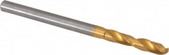 Guhring - 3.50012mm 140° Spiral Flute Solid Carbide Screw Machine Drill Bit - Americas Industrial Supply
