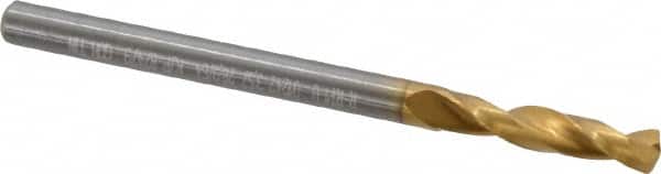 Guhring - #28 140° Spiral Flute Solid Carbide Screw Machine Drill Bit - Americas Industrial Supply
