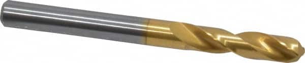 Guhring - Letter E (1/4) 140° Spiral Flute Solid Carbide Screw Machine Drill Bit - Americas Industrial Supply