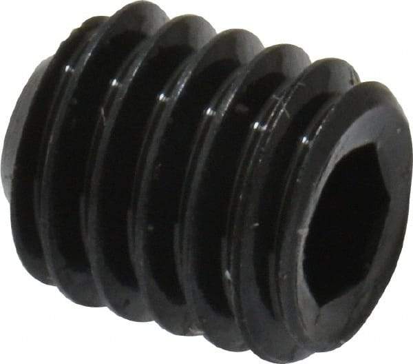 Value Collection - #8-36 UNF, 3/16" OAL, Cup Point Set Screw - Grade 8 Alloy Steel, 5/64" Key - Americas Industrial Supply