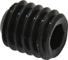Value Collection - #8-36 UNF, 3/16" OAL, Cup Point Set Screw - Grade 8 Alloy Steel, 5/64" Key - Americas Industrial Supply