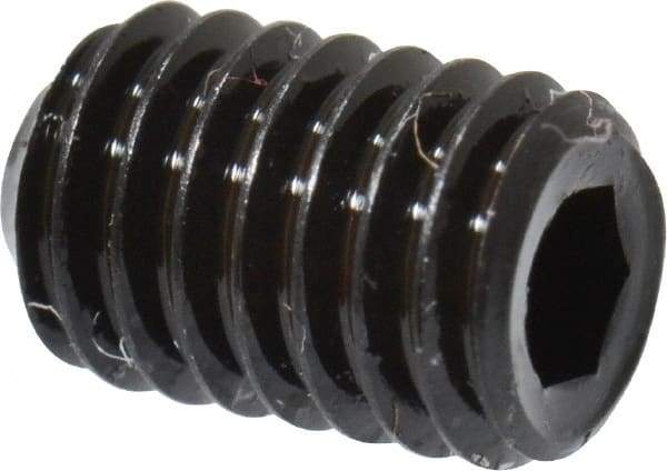 Value Collection - #8-36 UNF, 1/4" OAL, Cup Point Set Screw - Grade 8 Alloy Steel, 5/64" Key - Americas Industrial Supply