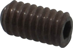 Value Collection - #8-36 UNF, 5/16" OAL, Cup Point Set Screw - Grade 8 Alloy Steel, 5/64" Key - Americas Industrial Supply