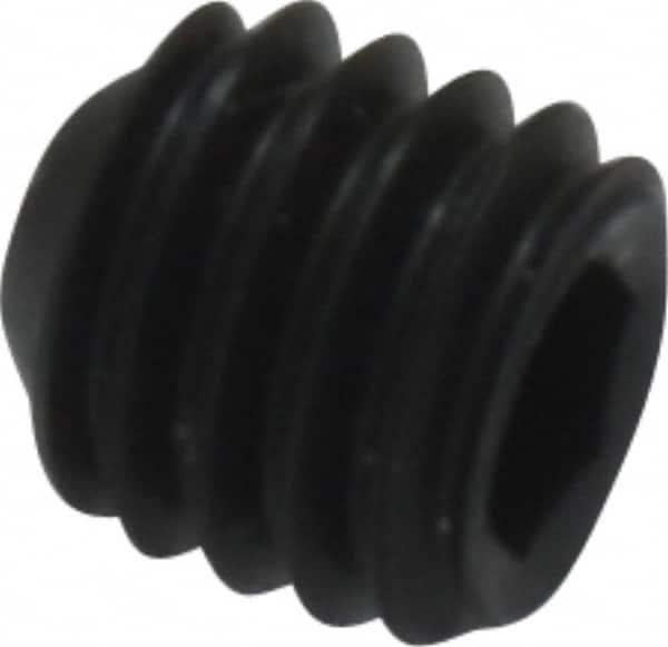 Value Collection - #10-32 UNF, 3/16" OAL, Cup Point Set Screw - Grade 8 Alloy Steel, 3/32" Key - Americas Industrial Supply