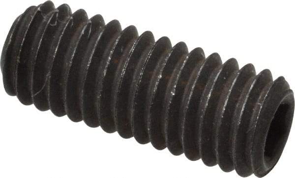 Value Collection - #10-32 UNF, 1/2" OAL, Cup Point Set Screw - Grade 8 Alloy Steel, 3/32" Key - Americas Industrial Supply