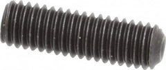 Value Collection - #10-32 UNF, 5/8" OAL, Cup Point Set Screw - Grade 8 Alloy Steel, 3/32" Key - Americas Industrial Supply