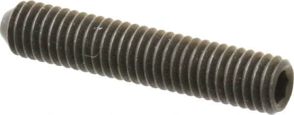 Value Collection - #10-32 UNF, 1" OAL, Cup Point Set Screw - Grade 8 Alloy Steel, 3/32" Key - Americas Industrial Supply