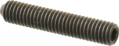 Value Collection - #10-32 UNF, 1" OAL, Cup Point Set Screw - Grade 8 Alloy Steel, 3/32" Key - Americas Industrial Supply