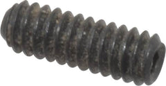 Value Collection - #2-56 UNC, 1/4" OAL, Cup Point Set Screw - Grade 8 Alloy Steel, 0.035" Key - Americas Industrial Supply