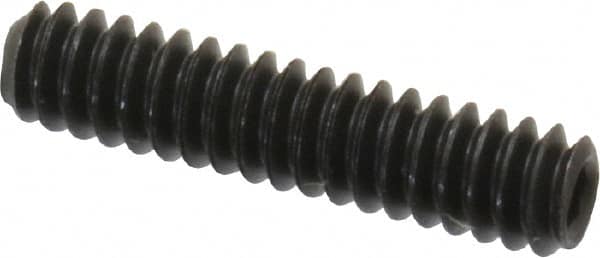 Value Collection - #4-40 UNC, 1/2" OAL, Cup Point Set Screw - Grade 8 Alloy Steel, 0.05" Key - Americas Industrial Supply
