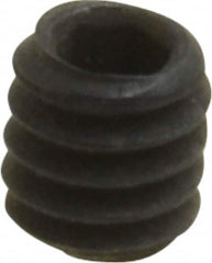 Value Collection - #5-40 UNC, 1/8" OAL, Cup Point Set Screw - Grade 8 Alloy Steel, 1/16" Key - Americas Industrial Supply