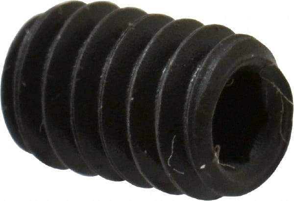 Value Collection - #5-40 UNC, 3/16" OAL, Cup Point Set Screw - Grade 8 Alloy Steel, 1/16" Key - Americas Industrial Supply