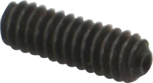 Value Collection - #5-40 UNC, 3/8" OAL, Cup Point Set Screw - Grade 8 Alloy Steel, 1/16" Key - Americas Industrial Supply
