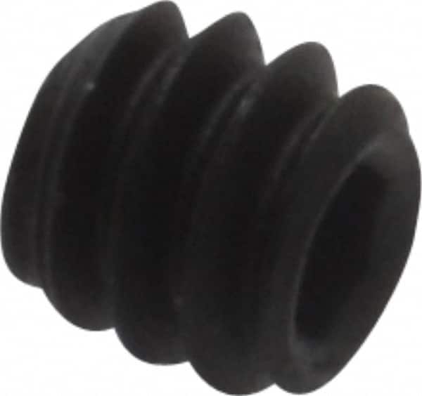 Value Collection - #6-32 UNC, 1/8" OAL, Cup Point Set Screw - Grade 8 Alloy Steel, 1/16" Key - Americas Industrial Supply