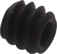 Value Collection - #6-32 UNC, 1/8" OAL, Cup Point Set Screw - Grade 8 Alloy Steel, 1/16" Key - Americas Industrial Supply