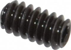 Value Collection - #6-32 UNC, 1/4" OAL, Cup Point Set Screw - Grade 8 Alloy Steel, 1/16" Key - Americas Industrial Supply