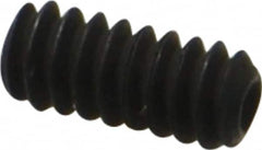 Value Collection - #6-32 UNC, 5/16" OAL, Cup Point Set Screw - Grade 8 Alloy Steel, 1/16" Key - Americas Industrial Supply