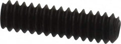Value Collection - #6-32 UNC, 1/2" OAL, Cup Point Set Screw - Grade 8 Alloy Steel, 1/16" Key - Americas Industrial Supply