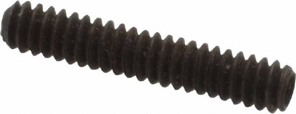 Value Collection - #6-32 UNC, 3/4" OAL, Cup Point Set Screw - Grade 8 Alloy Steel, 1/16" Key - Americas Industrial Supply