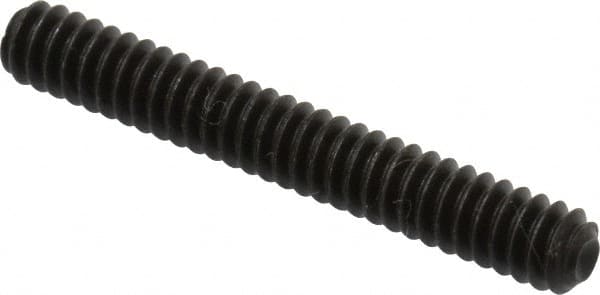 Value Collection - #6-32 UNC, 1" OAL, Cup Point Set Screw - Grade 8 Alloy Steel, 1/16" Key - Americas Industrial Supply
