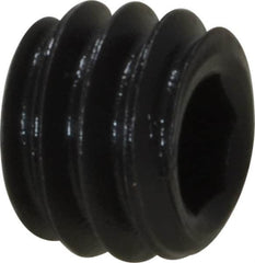 Value Collection - #8-32 UNC, 1/8" OAL, Cup Point Set Screw - Grade 8 Alloy Steel, 5/64" Key - Americas Industrial Supply