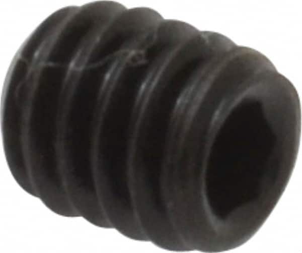 Value Collection - #8-32 UNC, 3/16" OAL, Cup Point Set Screw - Grade 8 Alloy Steel, 5/64" Key - Americas Industrial Supply