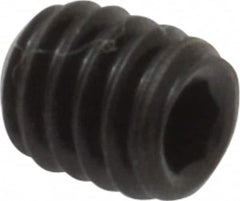 Value Collection - #8-32 UNC, 3/16" OAL, Cup Point Set Screw - Grade 8 Alloy Steel, 5/64" Key - Americas Industrial Supply