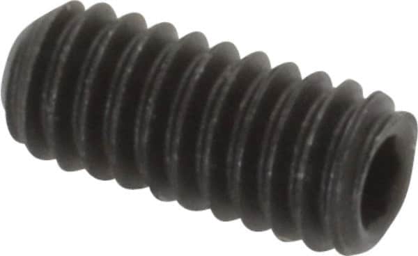 Value Collection - #8-32 UNC, 3/8" OAL, Cup Point Set Screw - Grade 8 Alloy Steel, 5/64" Key - Americas Industrial Supply